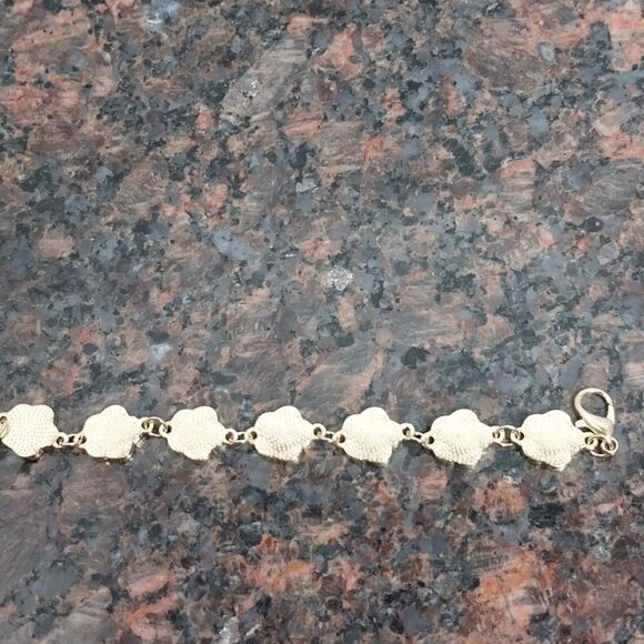7 Stone Clover Necklace / Anklet...NEW - Picture 4 of 6